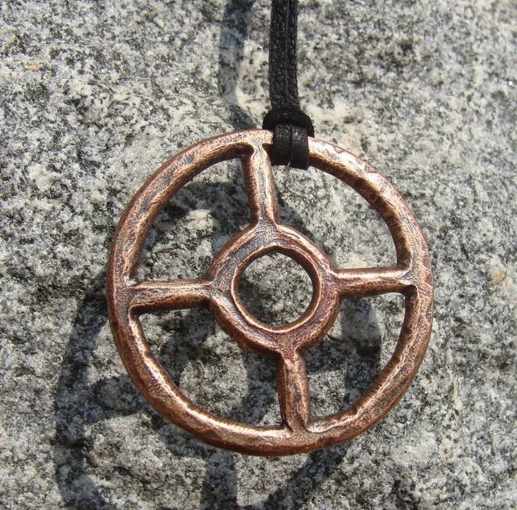 The emblem in the church and on the Staff i used to walk with